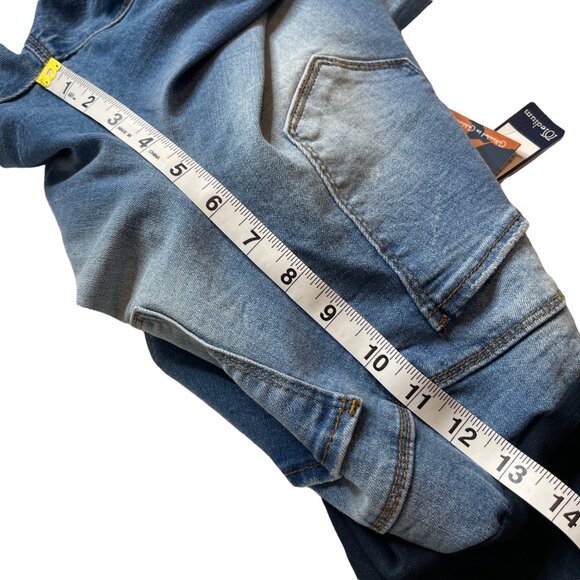 Indigo Poppy Maternity Jeans Distressed Medium Wash NWT Size M (6-8) - Picture 10 of 12